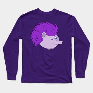 Purple Hedgehog Long Sleeve T-Shirt